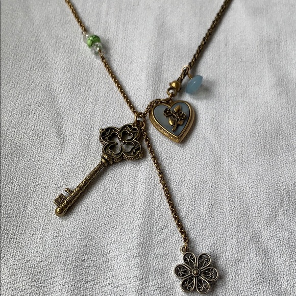 Lucky Brand heart Key Nicklace - Picture 6 of 8
